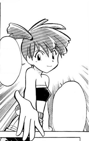 Misty en el manga "Pocket Monsters Special".