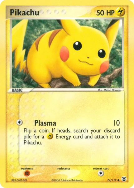 Archivo:Pikachu (FireRed & LeafGreen TCG).png