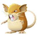 Imagen de Raticate macho en Pokémon: Let's Go, Pikachu! y Pokémon: Let's Go, Eevee!