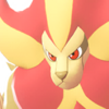 Icono de Pyroar macho variocolor en Leyendas Pokémon: Z-A