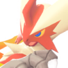 Icono de Mega-Blaziken en Leyendas Pokémon: Z-A