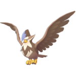 Imagen de Staraptor variocolor macho en Leyendas Pokémon: Z-A