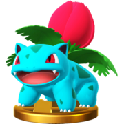 Trofeo de Ivysaur en SSB4 para Wii U.