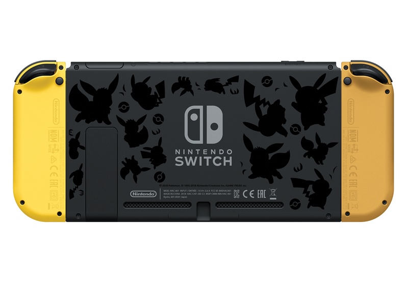 Archivo:Parte trasera Nintendo Switch edición Pikachu e Eevee.jpg