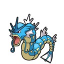 Icono de Gyarados en Pokémon Escarlata y Púrpura