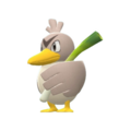 Imagen de Farfetch’d en Pokémon Diamante Brillante y Pokémon Perla Reluciente