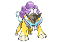 Raikou en Pokémon Ranger: Trazos de luz.