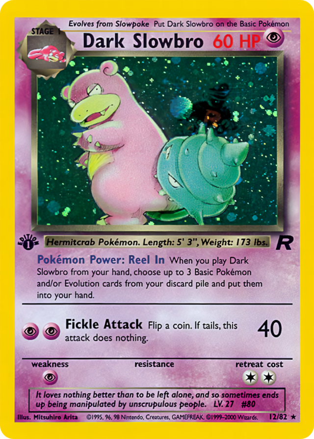 Dark Slowbro (Team Rocket TCG) - WikiDex, la enciclopedia Pokémon