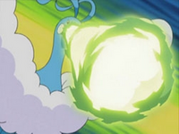 Altaria usando dragoaliento.