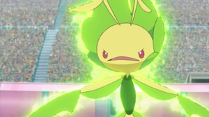 Enjambre del Leavanny de Ash.