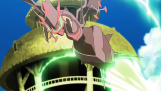 Naganadel usando tijera X.