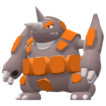 Imagen de Rhyperior macho en Pokémon Diamante Brillante y Pokémon Perla Reluciente
