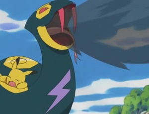 Seviper usando niebla.
