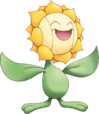 Sunflora en Pokémon Mundo misterioso: Exploradores del cielo.