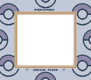 Marco de Pokémon Plata