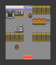 Laboratorio del Profesor Elm en Pokémon Oro, Plata y Cristal.