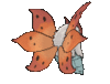 Imagen posterior de Volcarona en Pokémon X, Pokémon Y, Pokémon Rubí Omega, Pokémon Zafiro Alfa, Pokémon Sol, Pokémon Luna, Pokémon Ultrasol y Pokémon Ultraluna