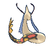 Imagen posterior de Milotic variocolor macho en Pokémon X, Pokémon Y, Pokémon Rubí Omega, Pokémon Zafiro Alfa, Pokémon Sol, Pokémon Luna, Pokémon Ultrasol y Pokémon Ultraluna