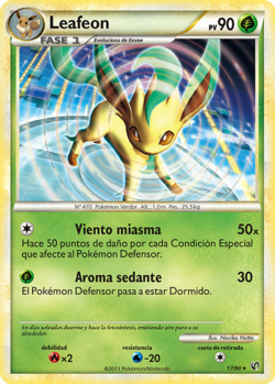 Carta de Leafeon