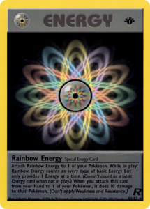 Versión Rara de la carta en Team Rocket