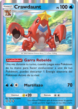 Carta de Crawdaunt