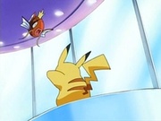 Magikarp vs. Pikachu.