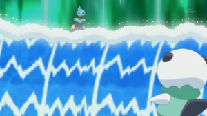 Dewott de Cadbury usando Surf.