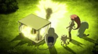 Raichu usando rayo.