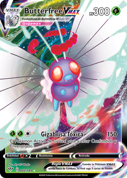 Archivo:Butterfree VMAX (Oscuridad Incandescente 2 TCG).png