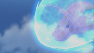 Dragonite de Ult/Unai usando carga Dragón.