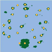 Localización de Isla Mikan.
