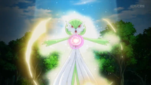 Gardevoir usando fuerza lunar.