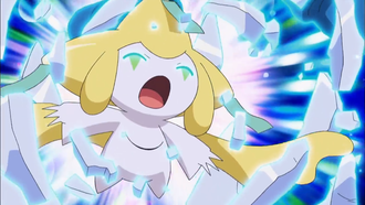 Jirachi usando psíquico.