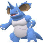 Imagen de Nidoking variocolor en Pokémon Diamante Brillante y Pokémon Perla Reluciente