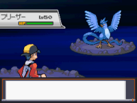 Batalla contra Articuno en HGSS.