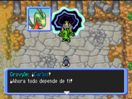 Grovyle se lleva consigo a Dusknoir al futuro.