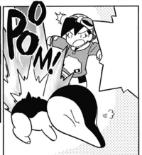 Cyndaquil en la saga Oro, Plata y Cristal.