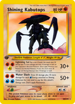 Carta de Shining Kabutops