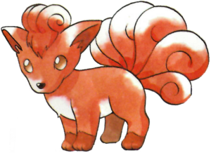 Vulpix en Pokémon Rojo y Verde.