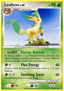 Carta de Leafeon