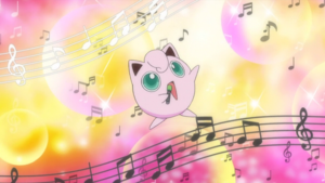 Un Jigglypuff usando Canto.