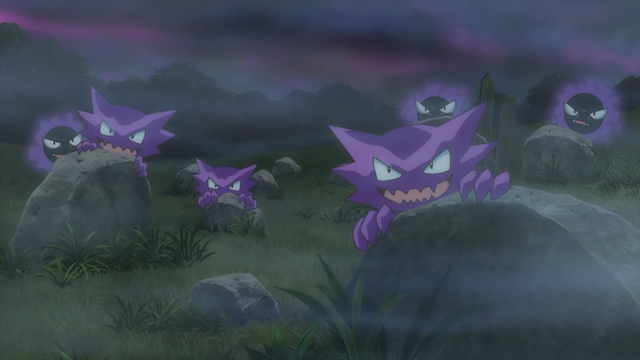 Archivo:EP1180 Haunter y Gastly.png - WikiDex, la enciclopedia Pokémon