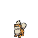 Icono de Growlithe en Pokémon Escarlata y Púrpura