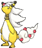 Imagen de Mega-Ampharos en Pokémon X, Pokémon Y, Pokémon Rubí Omega, Pokémon Zafiro Alfa, Pokémon Sol, Pokémon Luna, Pokémon Ultrasol y Pokémon Ultraluna
