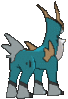 Imagen posterior de Cobalion en Pokémon X, Pokémon Y, Pokémon Rubí Omega, Pokémon Zafiro Alfa, Pokémon Sol, Pokémon Luna, Pokémon Ultrasol y Pokémon Ultraluna