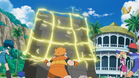 Electrotela del Pikachu de Ash.
