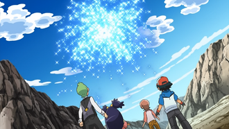 Jirachi usando deseo cura.
