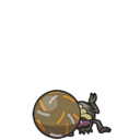 Icono de Rellor en Pokémon Escarlata y Púrpura
