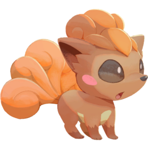 Vulpix en Pokémon Café ReMix.