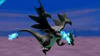 Mega-Charizard X en el juego.